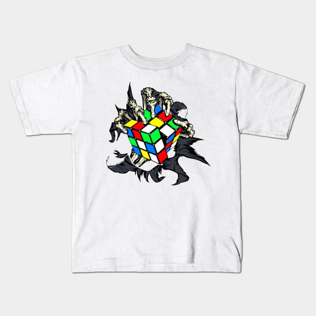 Rubik's Cube Kids T-Shirt by Buy Custom Things